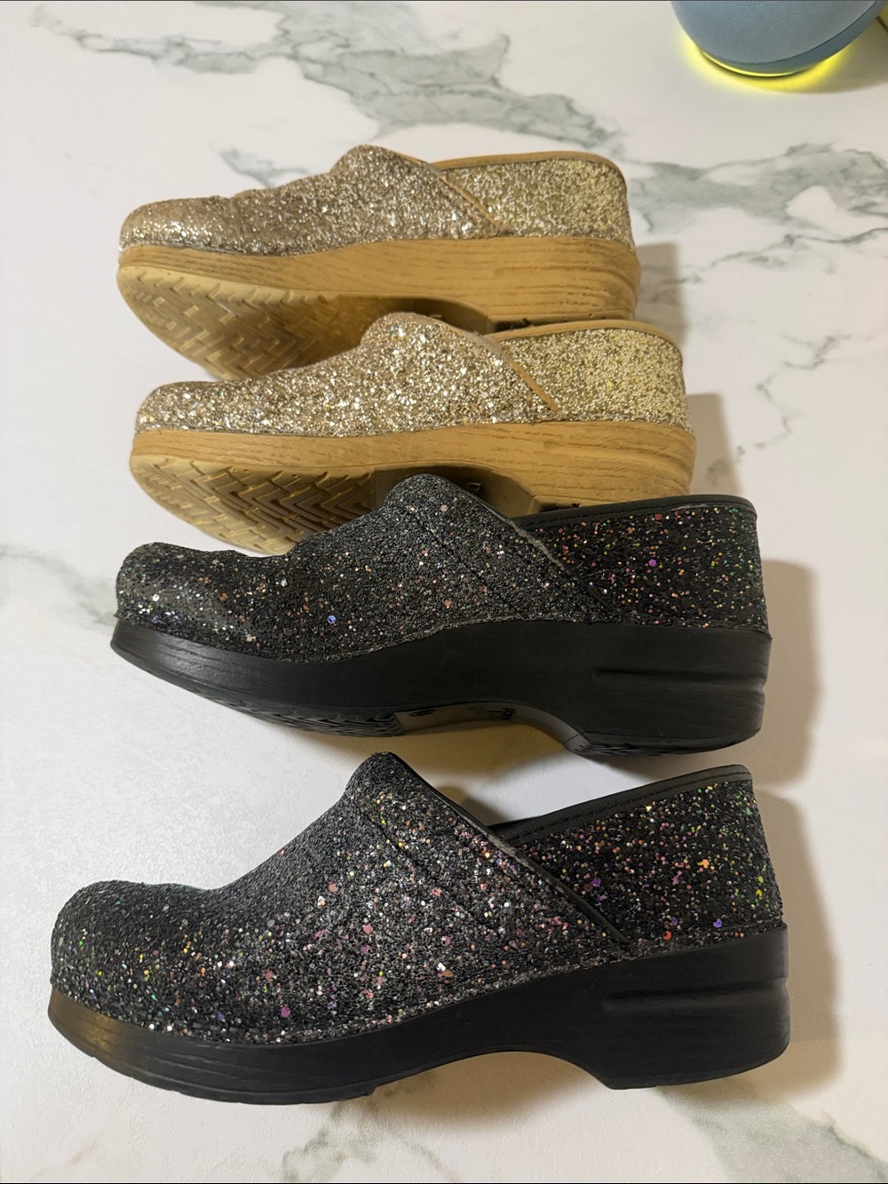 2 Dansko glitter clogs - Picture 2 of 16